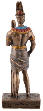 Vogler direct Gmbh Dekofigur Ägyptischer Gott Amun, Miniatur by Veronese, bronzefarben/coloriert, Größe: L/B/H 4x3x9cm