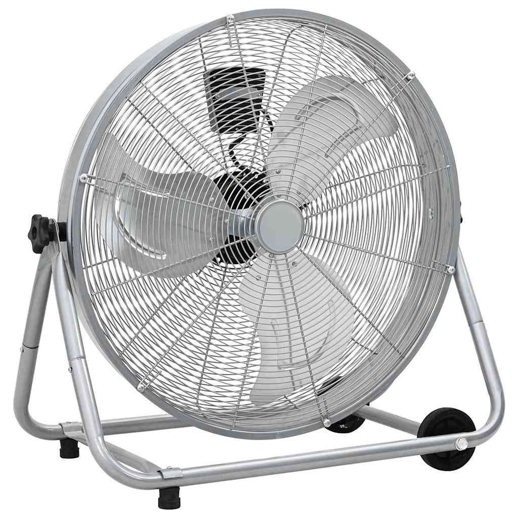 vidaXL Bodenventilator Trommelventilator mit Rad 73 x 42 x 70 cm Aluminium