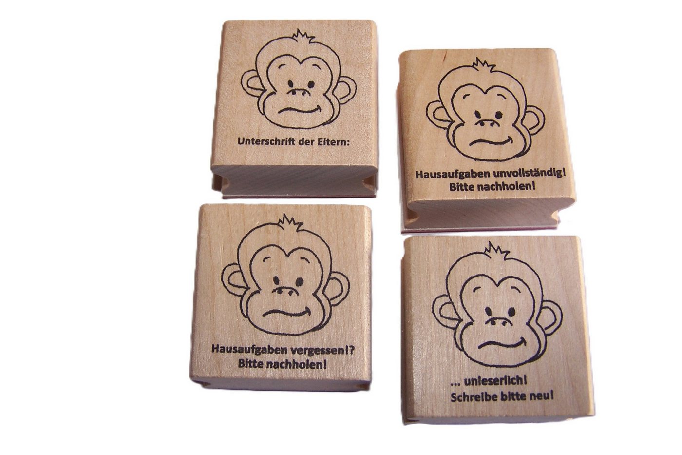 Thumbnail - Stempel Affenstempel Stempel für Schule und Lehrer, Hausaufgaben vergessen, Affen Stempel Lehrerstempel Schulstempel Sch...