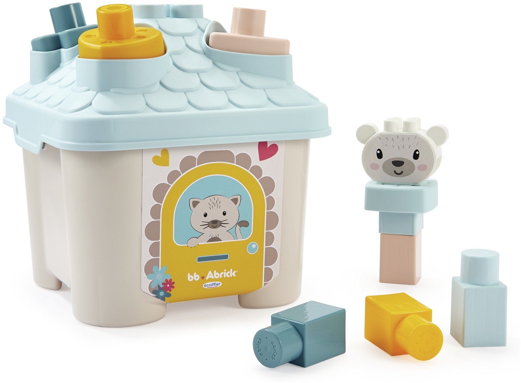 Ecoiffier Bausteine Abrick Steckspielhaus 7600007914 Spielbausteine