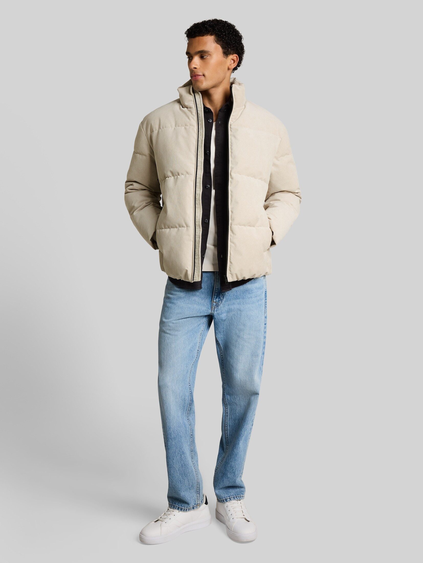 TOM TAILOR Denim Winterjacke Jacken Relaxed Fit Cord Pufferjacke – Bild 5 von 5