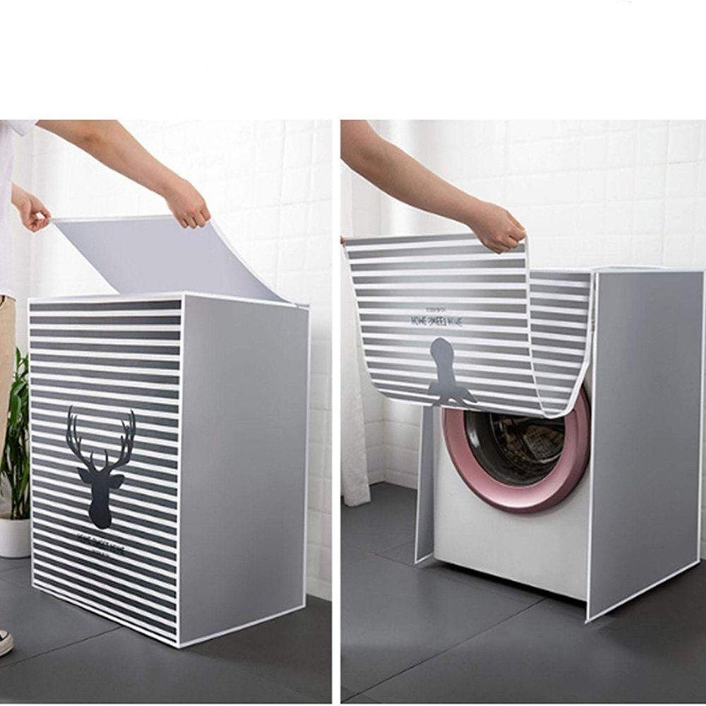 FELIXLEO Wäschespinne-Schutzhülle Waschmaschinen-Abdeckung Wasserdicht Staubdicht Sonnenschutz 60*65*85