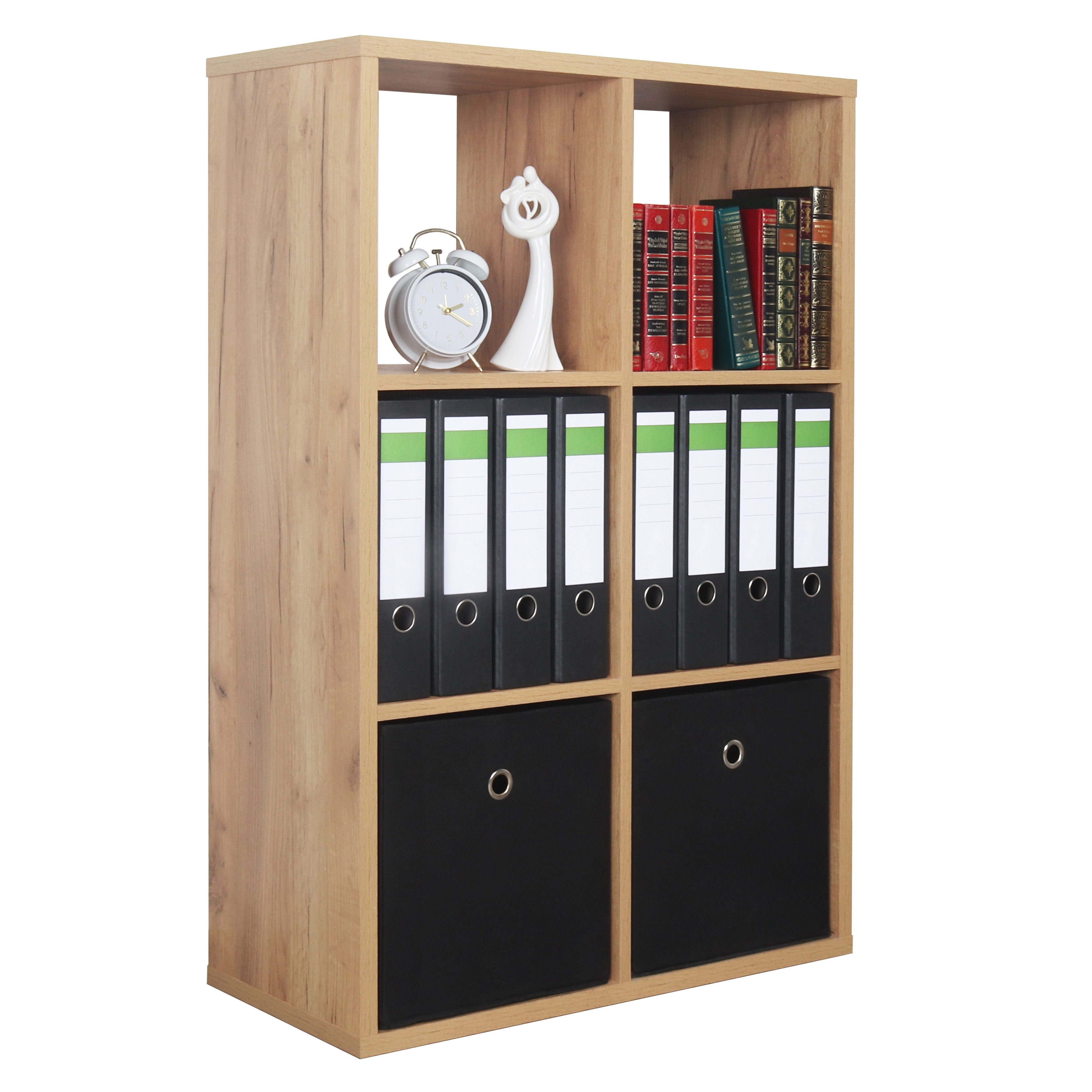 RICOO Aktenregal WM079-EG, 1-tlg., Standregal Bücherregal Raumteiler stehendes Regal