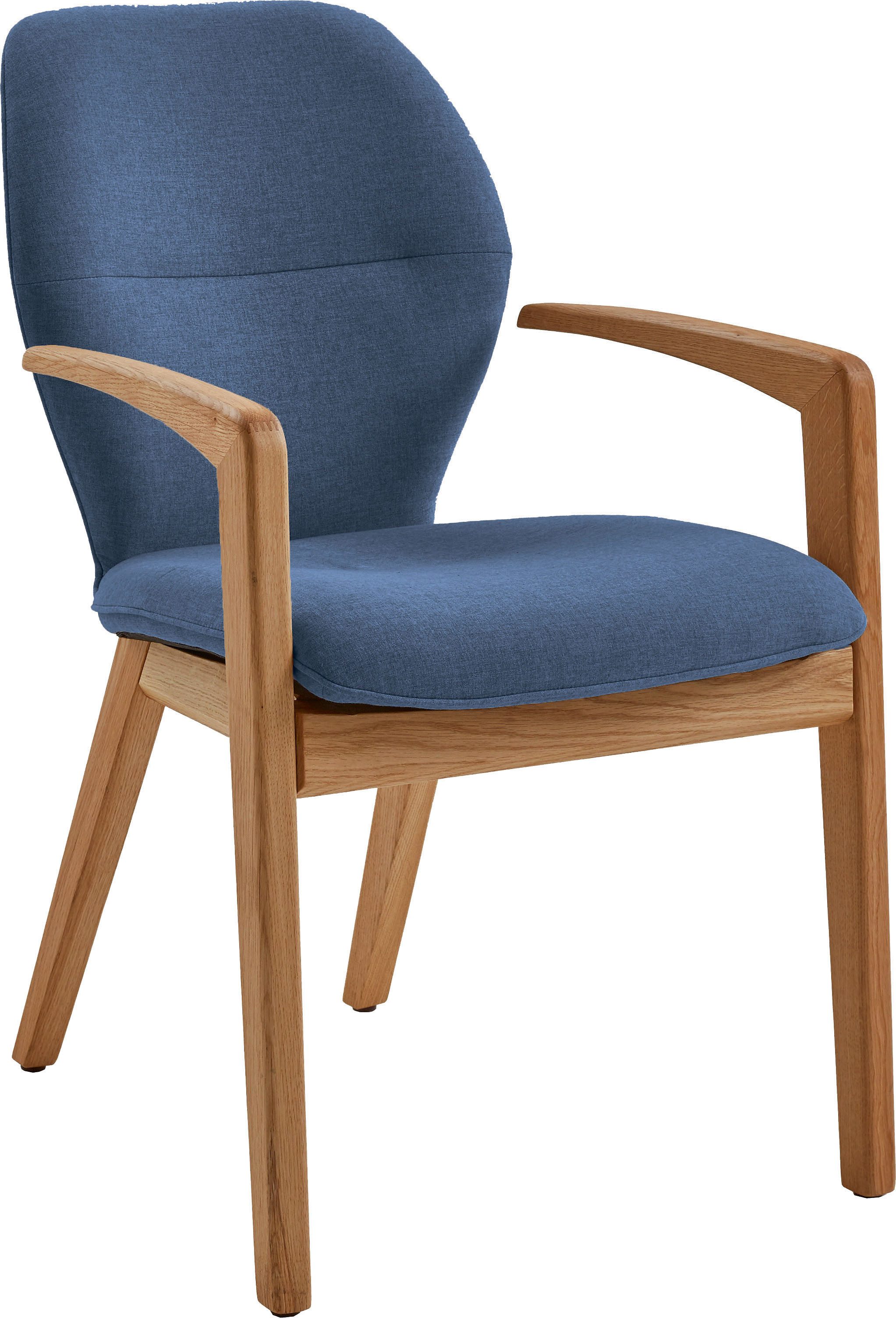 NIEHOFF SITZMÖBEL Esszimmerstuhl, 1 Armlehnenstuhl, Eiche massiv, verschiedene Farben, Sitzhöhe 49