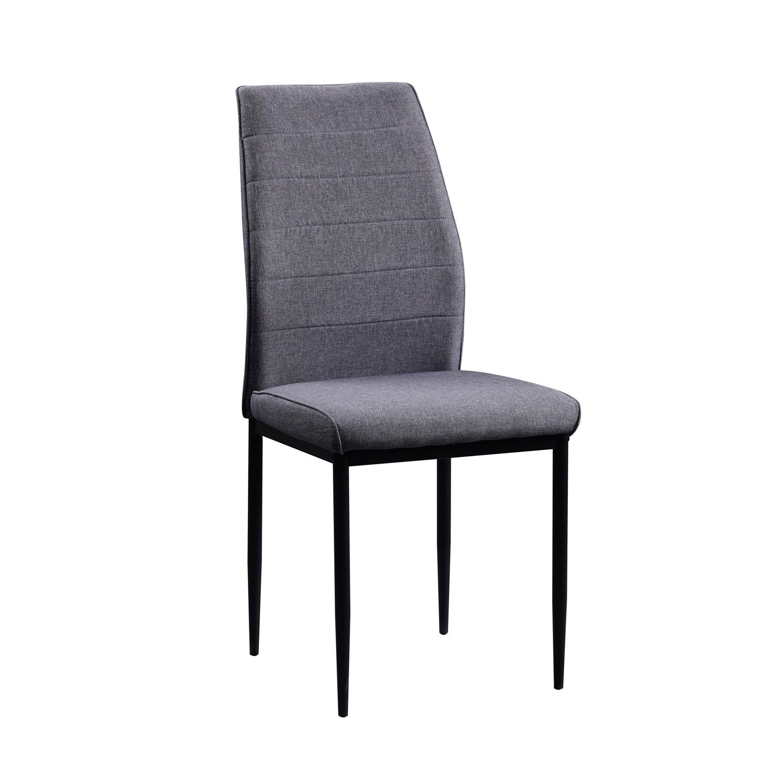 HTI-Living Esszimmerstuhl Stuhl Madison Webstoff Grau günstig online kaufen