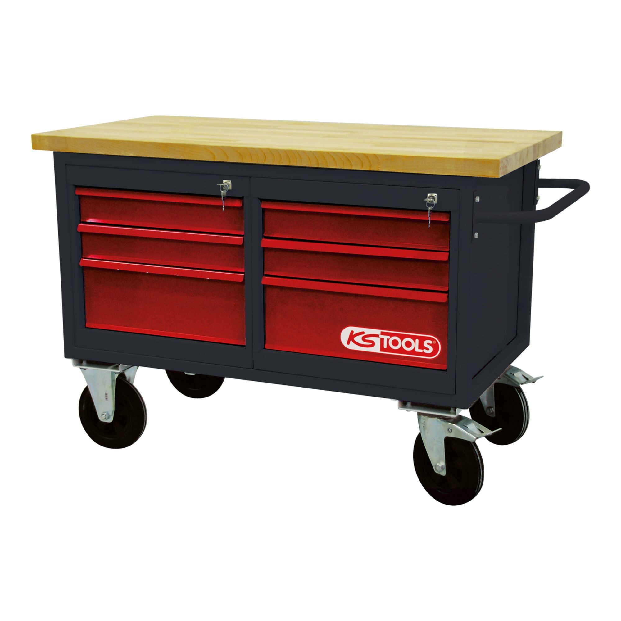 KS Tools KS Tools Fahrbare Werkbank mit 6 Schubladen