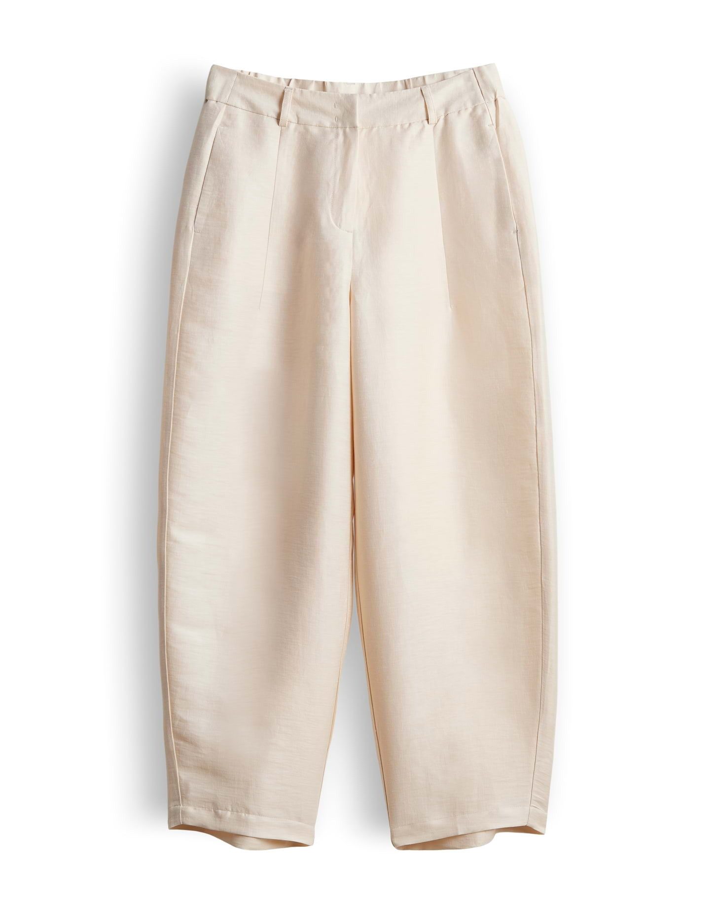 someday Leinenhose CISILIA BARREL LINEN im Barrel Fit Ovale Beinlinie mit verdecktem Zip-Fly