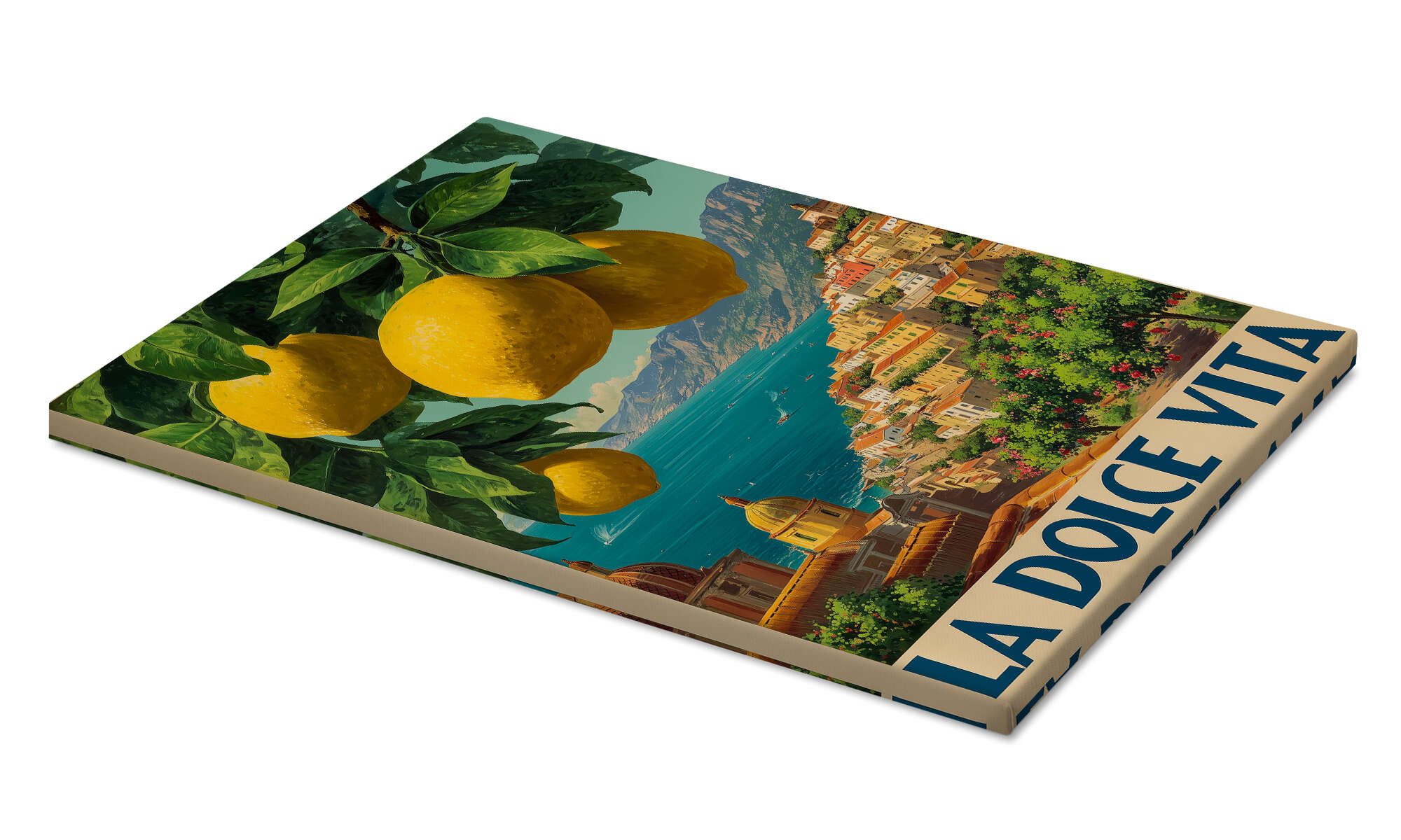 Posterlounge Wandbild La Dolce Vita - Italienische Riviera, Thomas Klee, erhältlich als Poster, Leinwandbild, Wandsticker oder Acrylglasbild