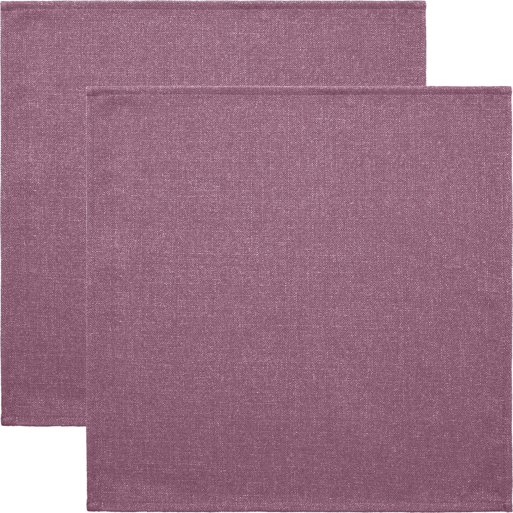 Erwin Müller Stoffserviette Serviette "Krefeld" 2er-Pack, Uni