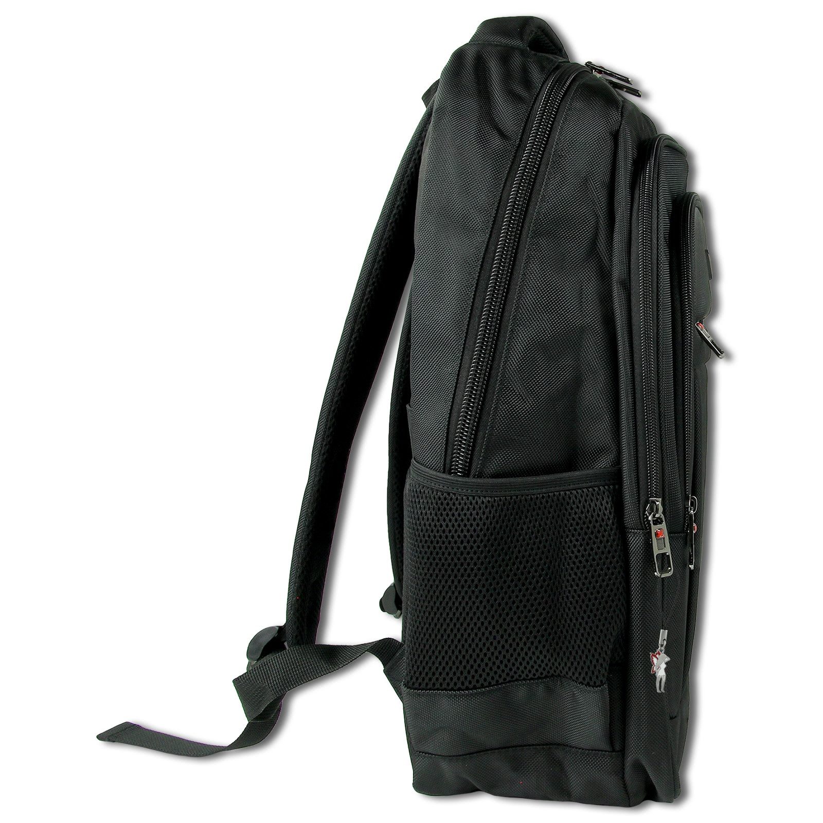 Travel N Meet Reisetasche Travel N Meet Businessrucksack, Rucksack (Freizeitrucksack), Herren Freizeitrucksack Polyester, schwarz ca. 56cm hoch
