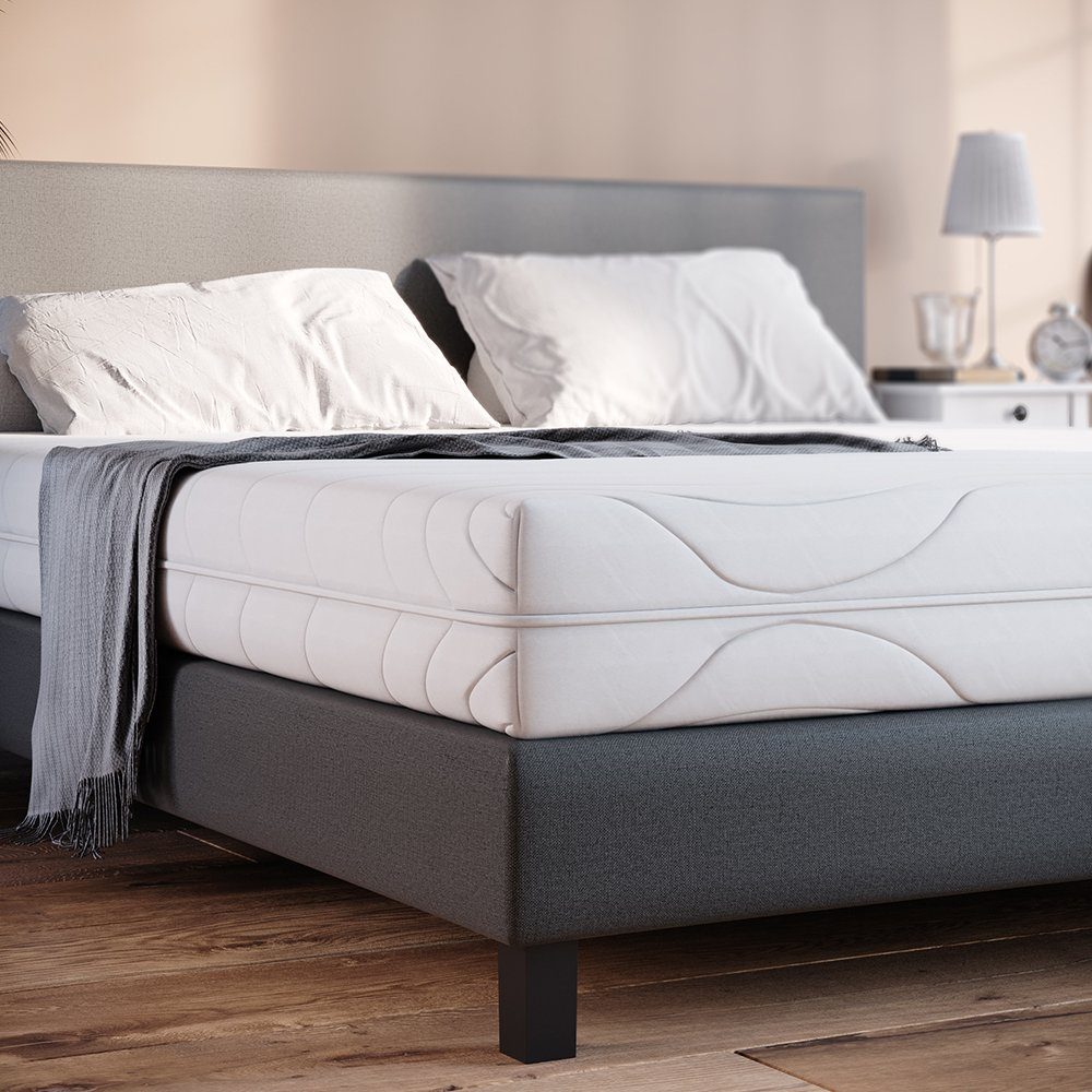 Kaltschaummatratze, Weiß, 180 x 200 cm 20cm Höhe, VitaliSpa®, 20 cm hoch