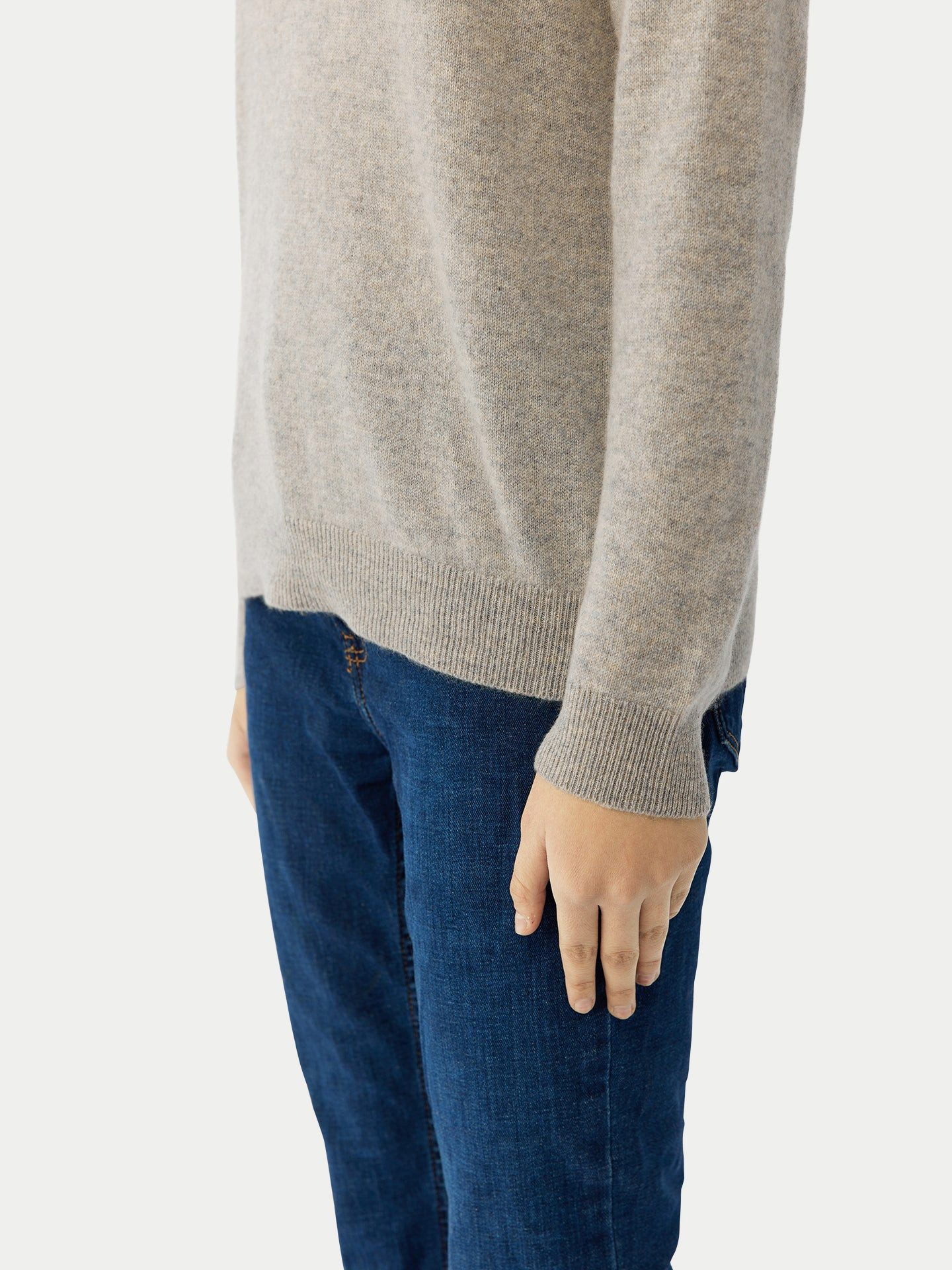 GOBI Cashmere Rundhalspullover 99€ Kaschmir-Set aus Pullover und Mütze