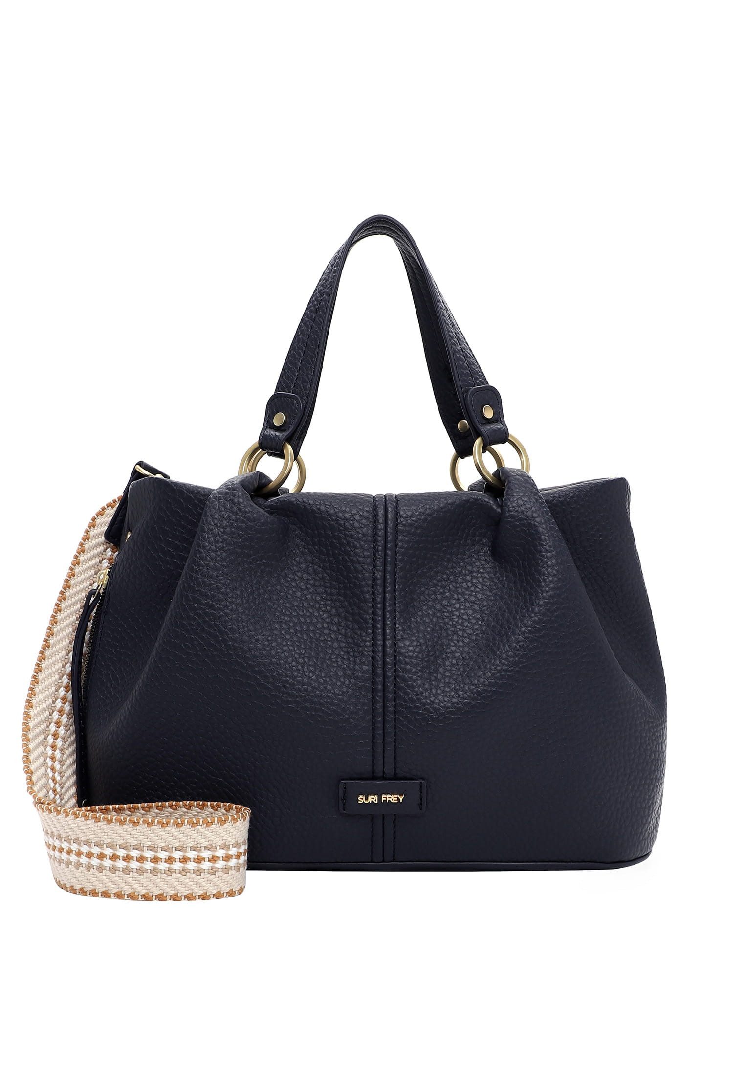 SURI FREY Shopper SFY Gray, Logo Patch