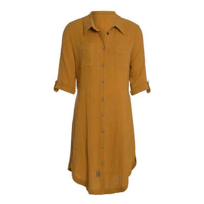 Knit Factory Strickkleid Kim Kleider XL Glatt Gelb Kleid Strickkleid Sommer Kleid