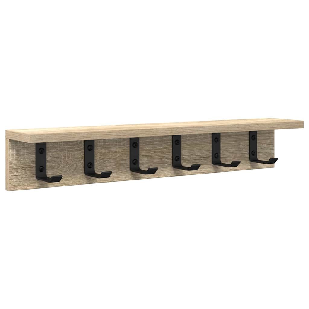 vidaXL Regal Wandmontierter Kleiderständer Sonoma Eiche günstig online kaufen
