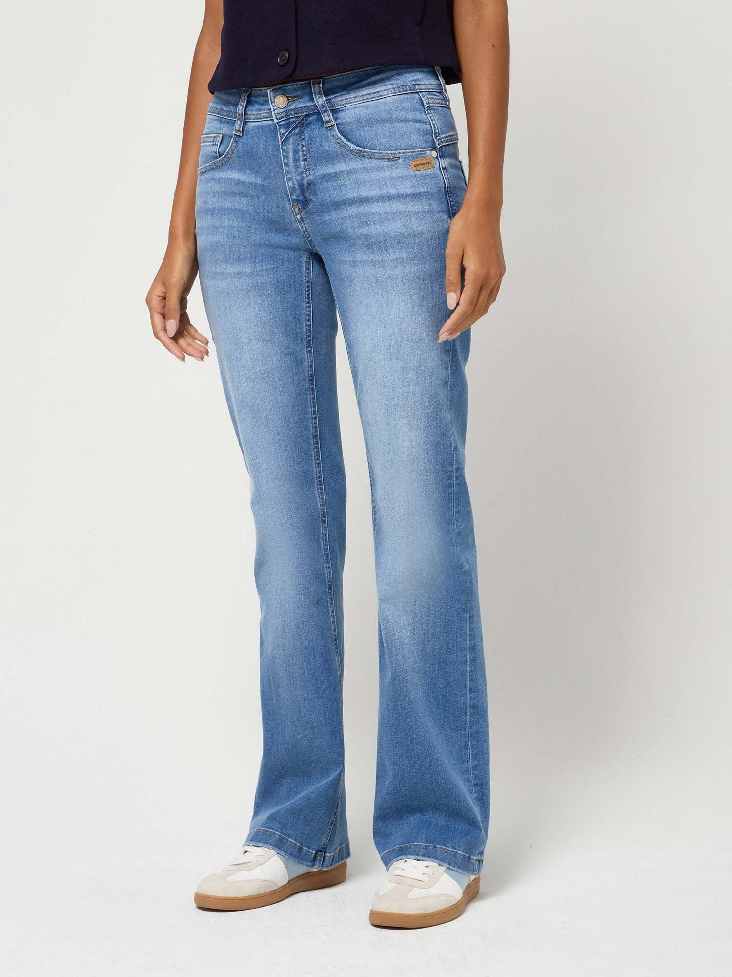 GANG Tapered-fit-Jeans 94AMELIE FLARED im 5-Pocket-Style