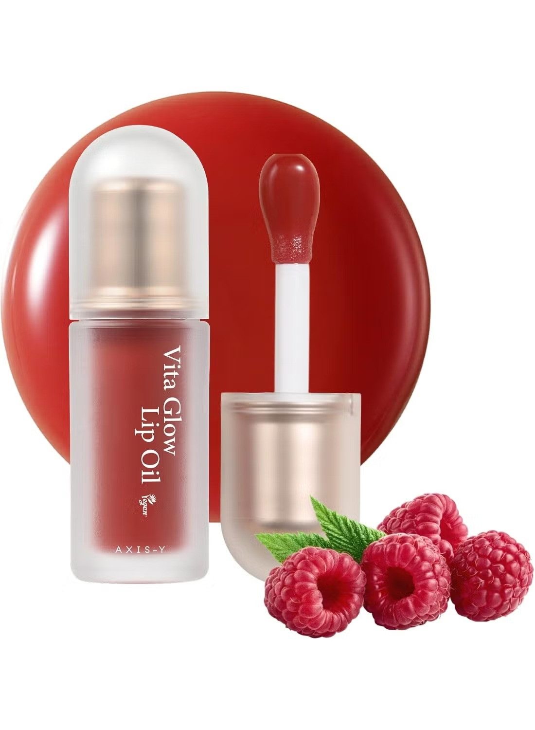 AXIS-Y Lippenöl Vita Glow Lip Oil Lippenbalsam Chilled Berry 4,5 g
