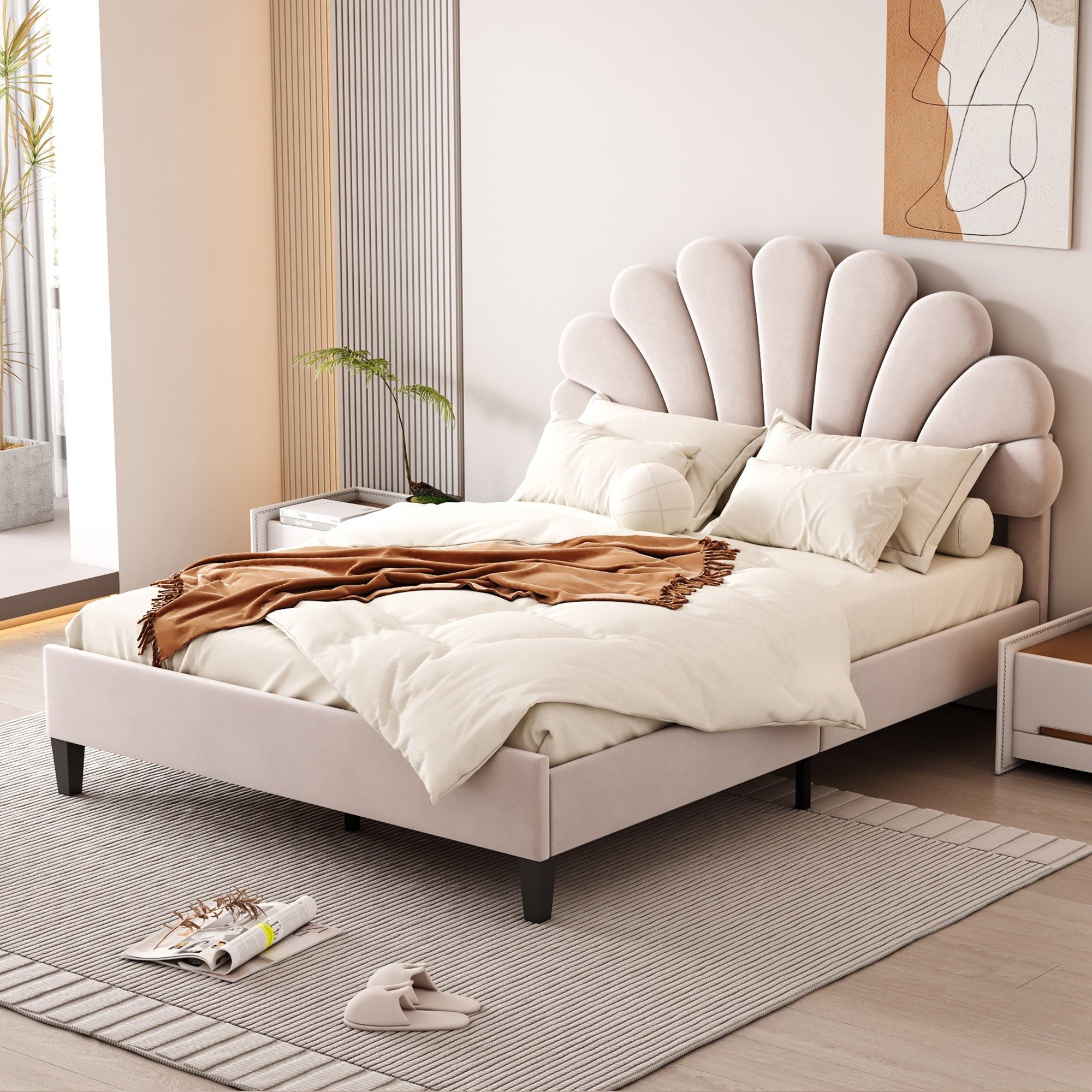 BlingBin Polsterbett Jugendbett Einzelbett Gästebett Bettrahmen günstig online kaufen