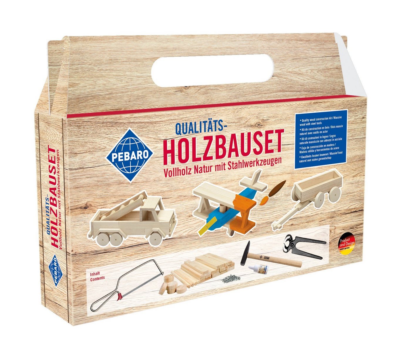 Pebaro Kreativset Holzbauset für kreative Baumeister