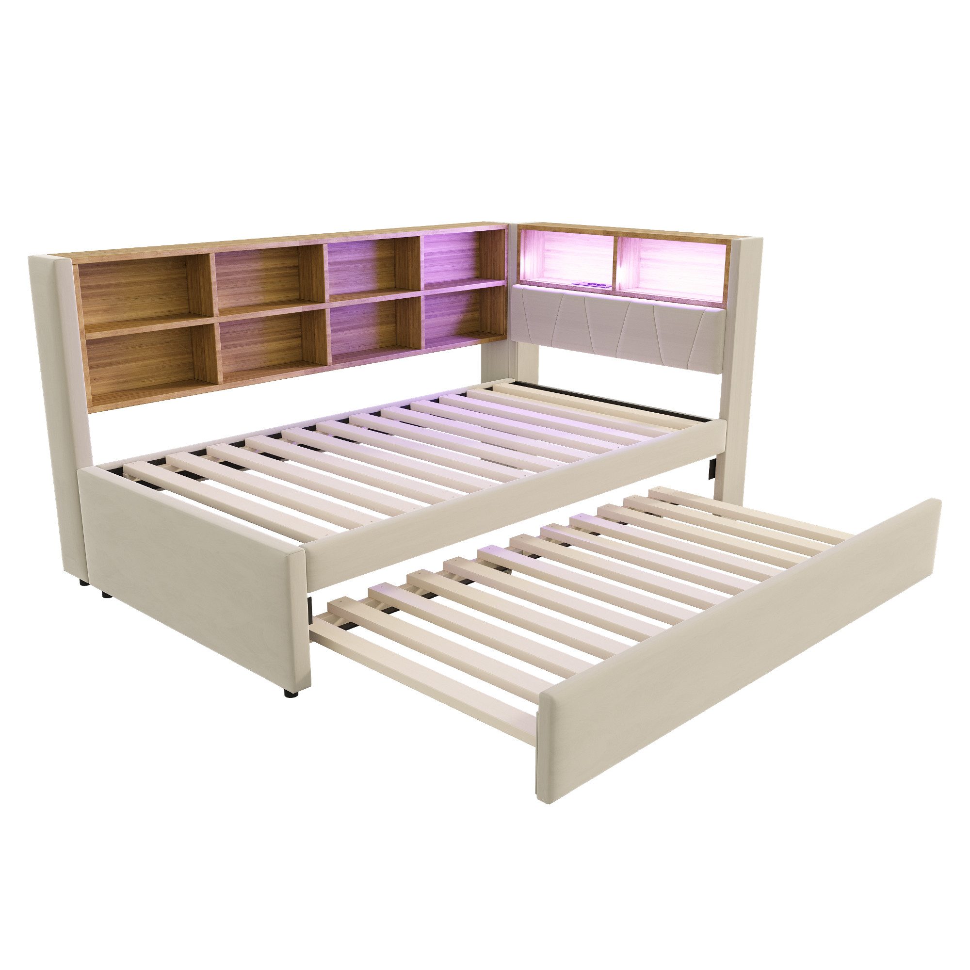 MODFU Schlafsofa Kinderbett mit USB-Steckdose und günstig online kaufen