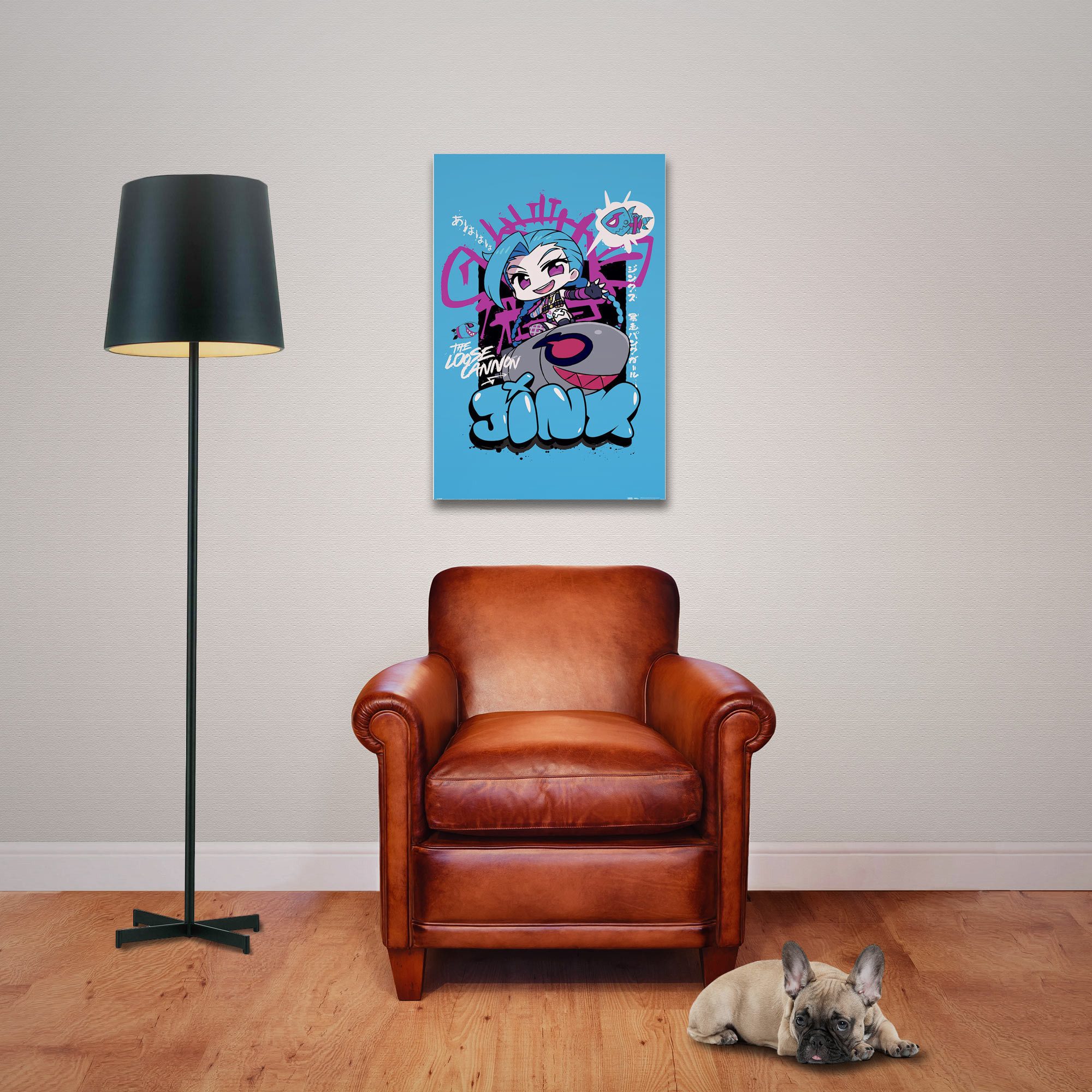 Poster League of Legends - Chibi Jinx - Poster 61x91,5 cm