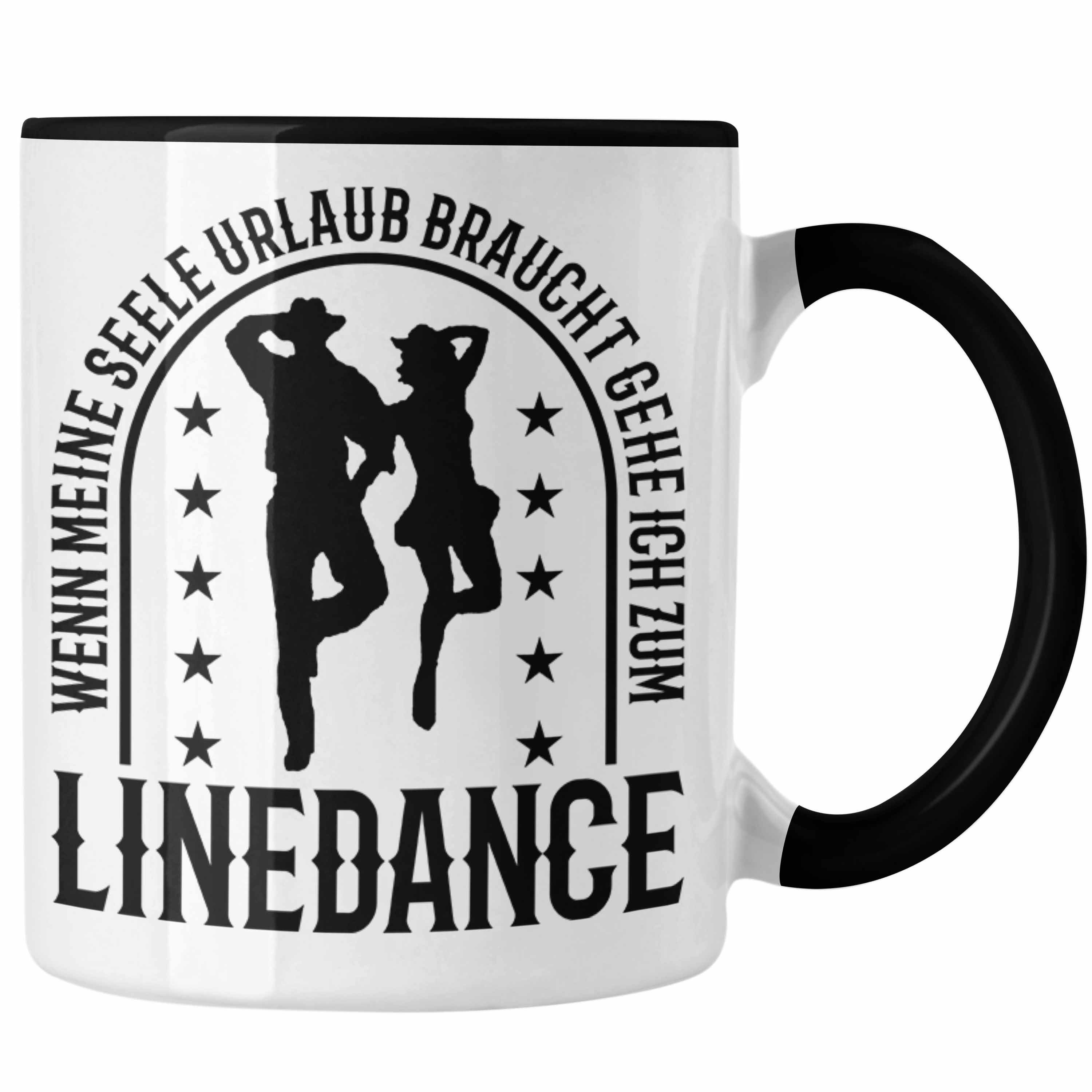 Trendation Tasse Lustige Tasse für Line Dance Fans Spruch Line Dance Tänzerin