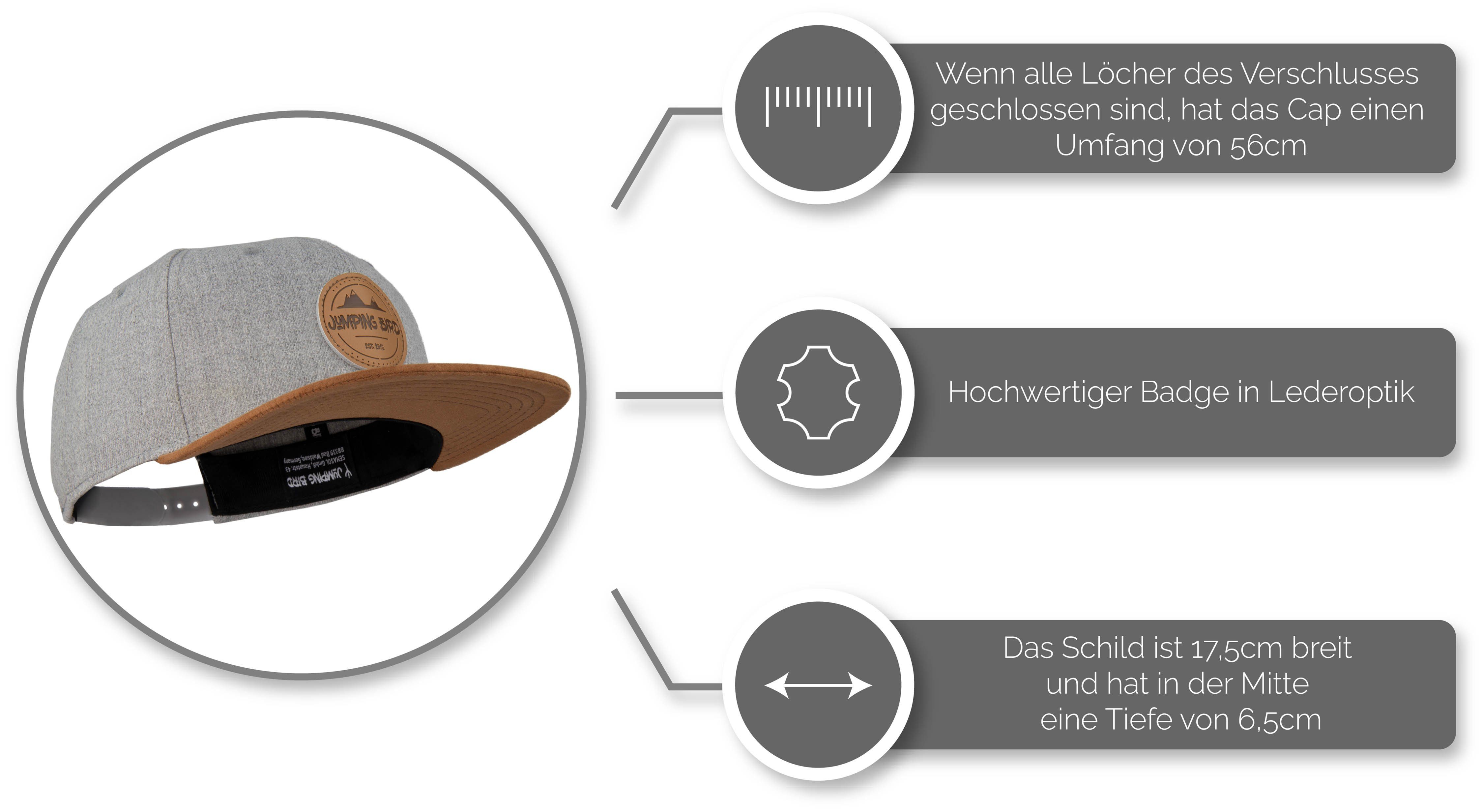 Jumping Bird Snapback Cap