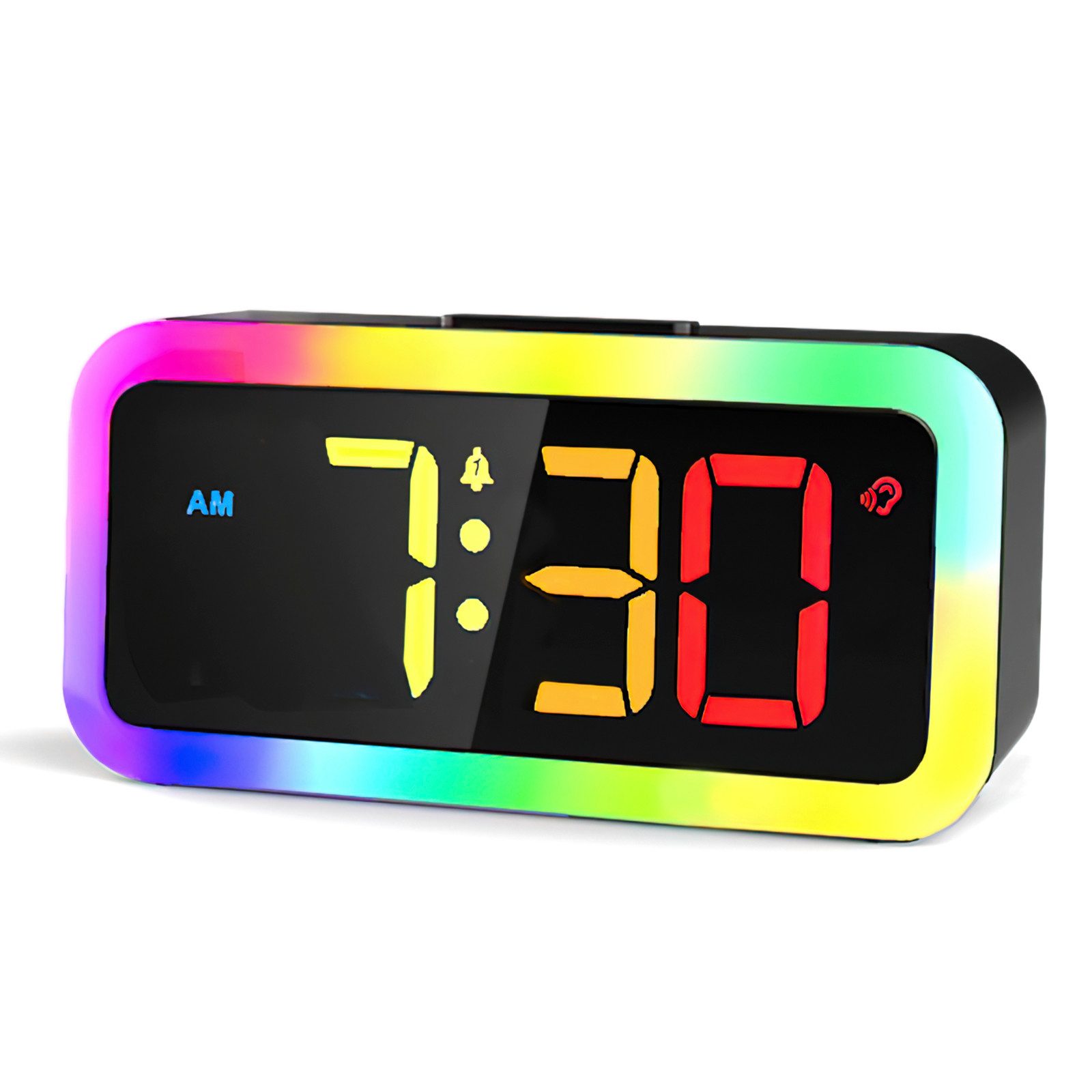 BlingBin Wecker Nachttischwecker Einstellbare Helligkeit, 12/24h, günstig online kaufen