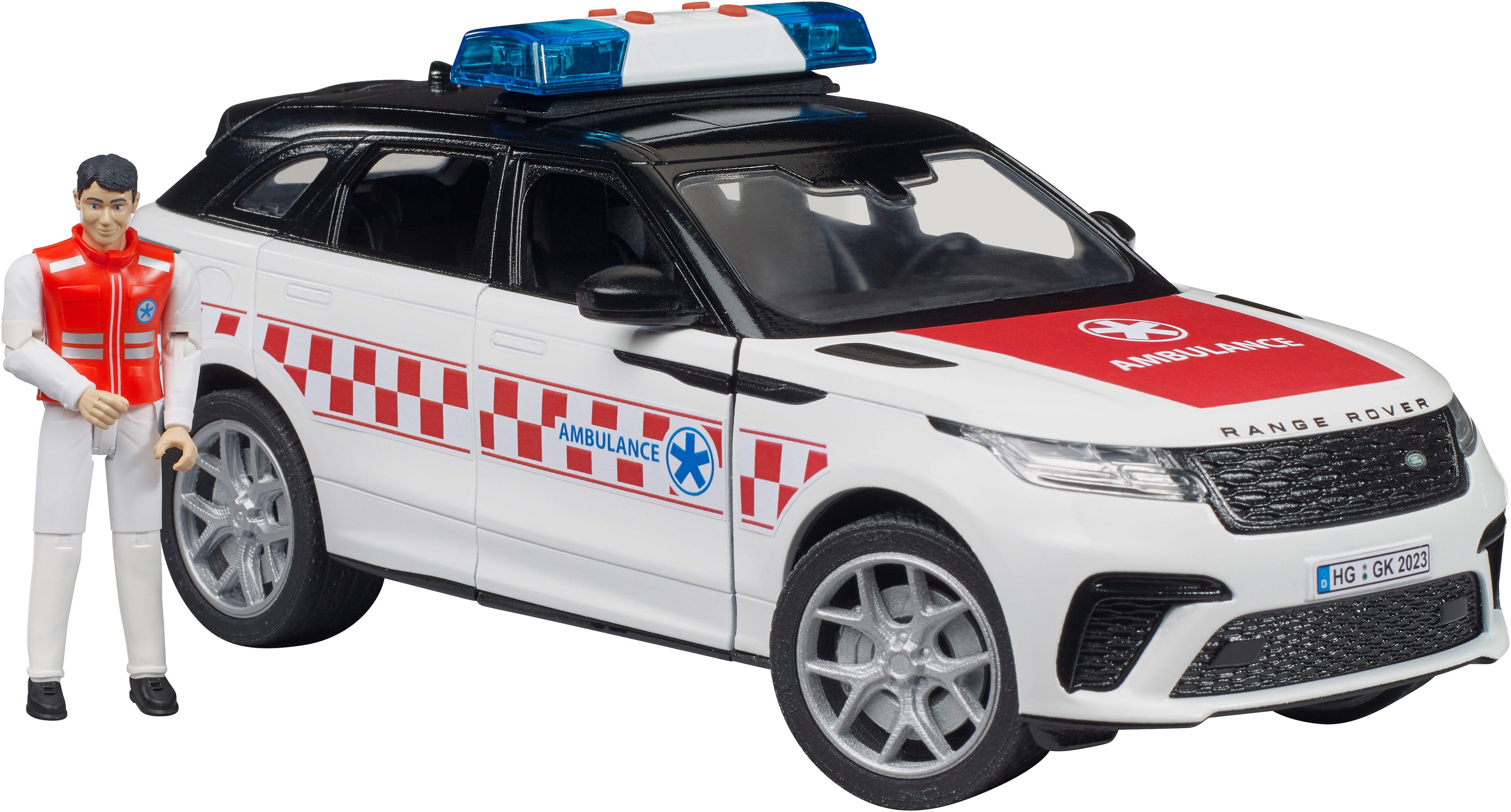 Bruder® Spielzeug-Auto Range Rover Velars Notarzt 1:16 mit Notarztfigur (02 günstig online kaufen