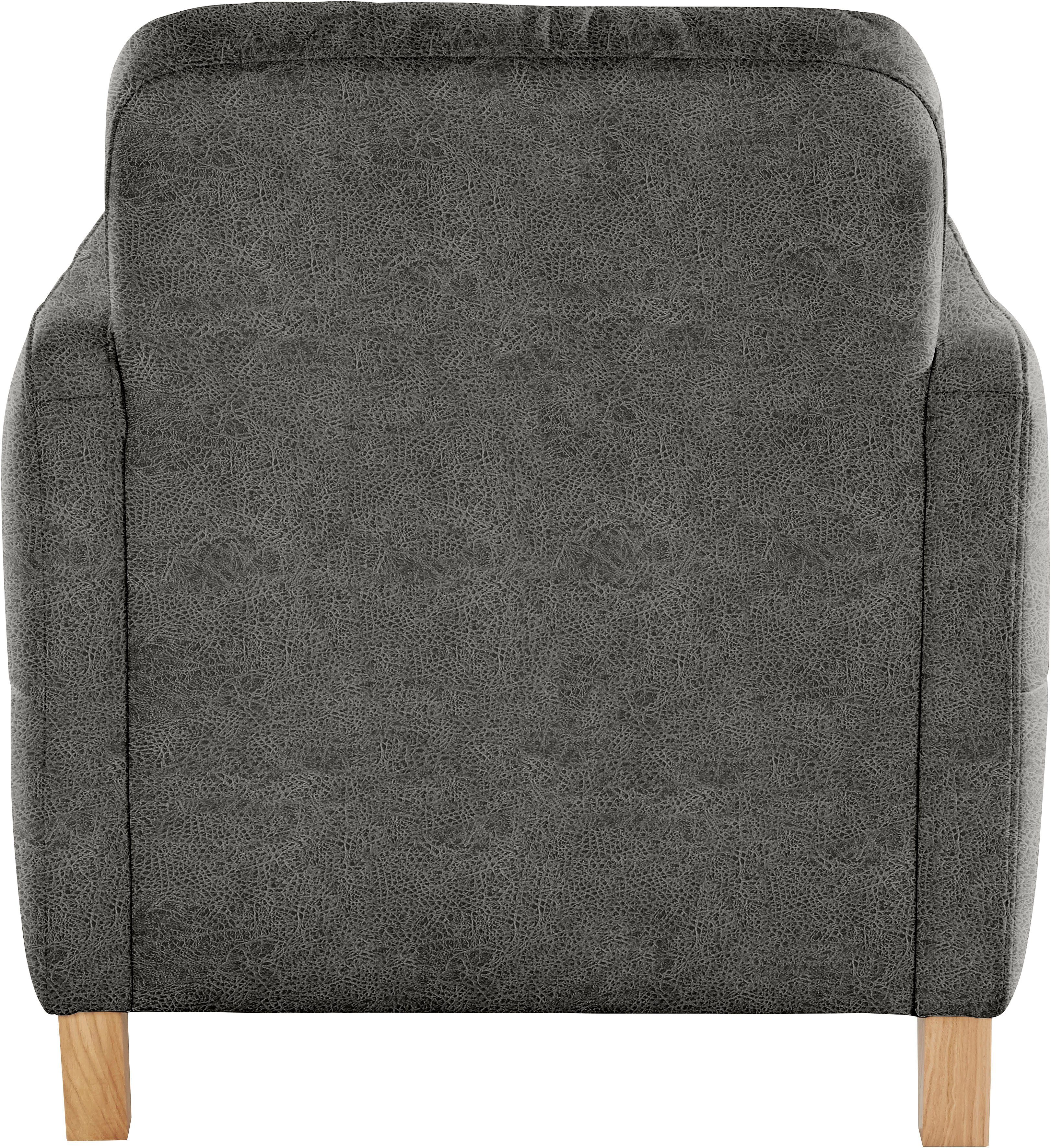 exxpo - sofa fashion Sessel "Elio, Loungesessel, aufwendige Detailverarbeit günstig online kaufen