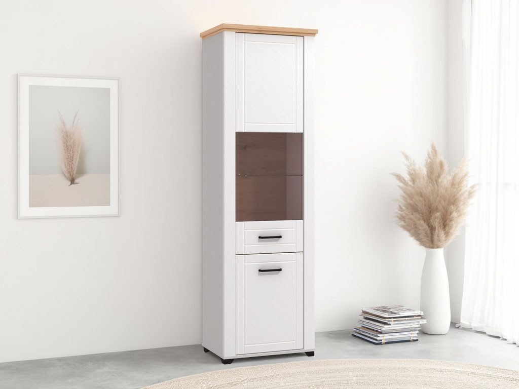 Home affaire Vitrine Valencia Türen und Einlegeböden mit 4mm-Sicherheitsglas