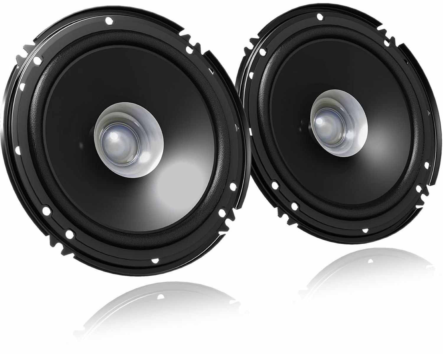 JUST SOUND best choice for caraudio Boxen Einbauset 16cm Heck JVC CS-J610X für BMW 3er E46 + Limousine Auto-Lautsprecher (30 W)