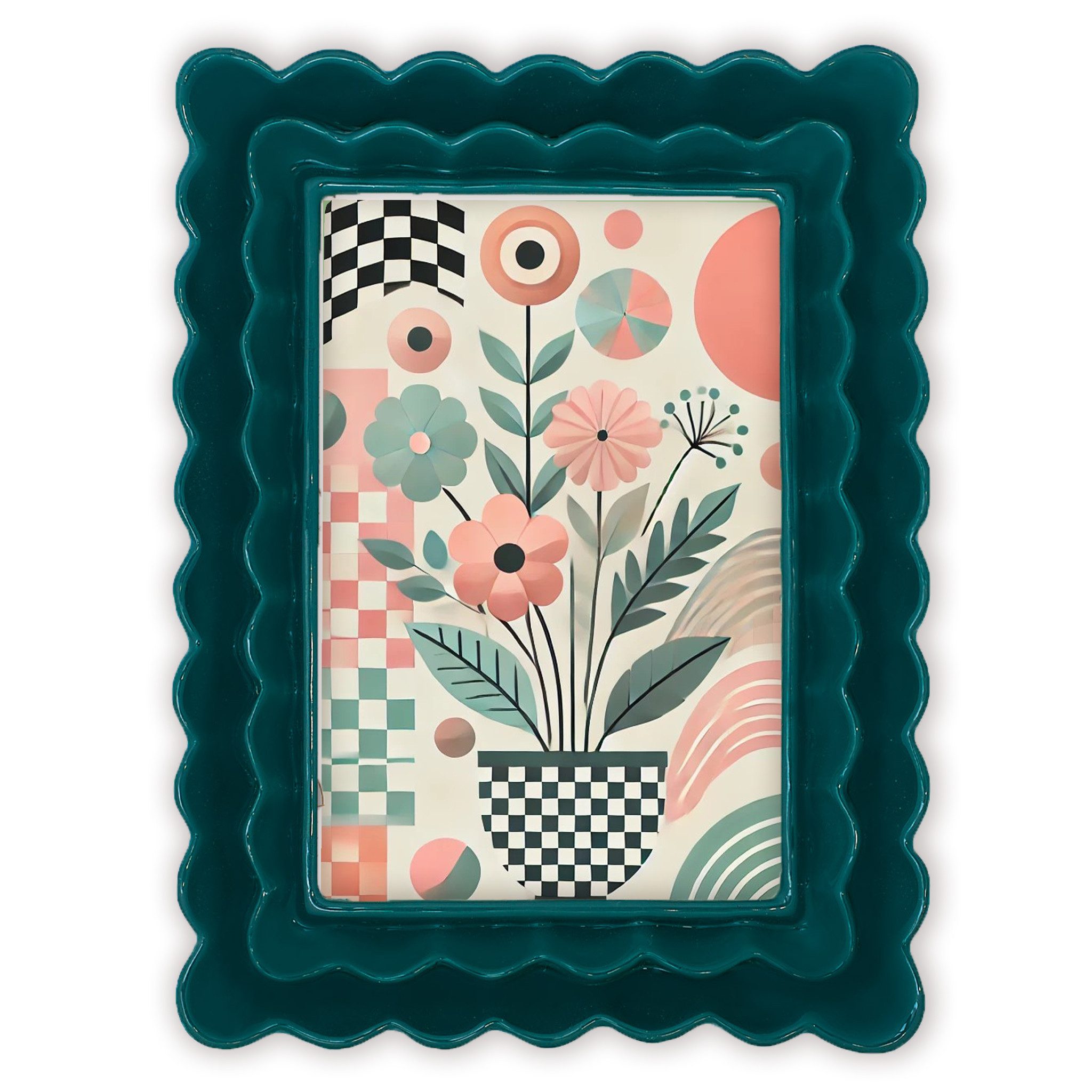 matches21 HOME & HOBBY Bilderrahmen Bilderrahmen 10 x 15 cm Wellenförmiger günstig online kaufen