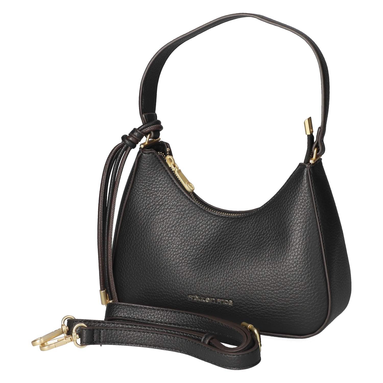 Fräulein Frida Handtasche Fräulein Frida FF2132,100 Damen Umhängetaschen Synthetik black