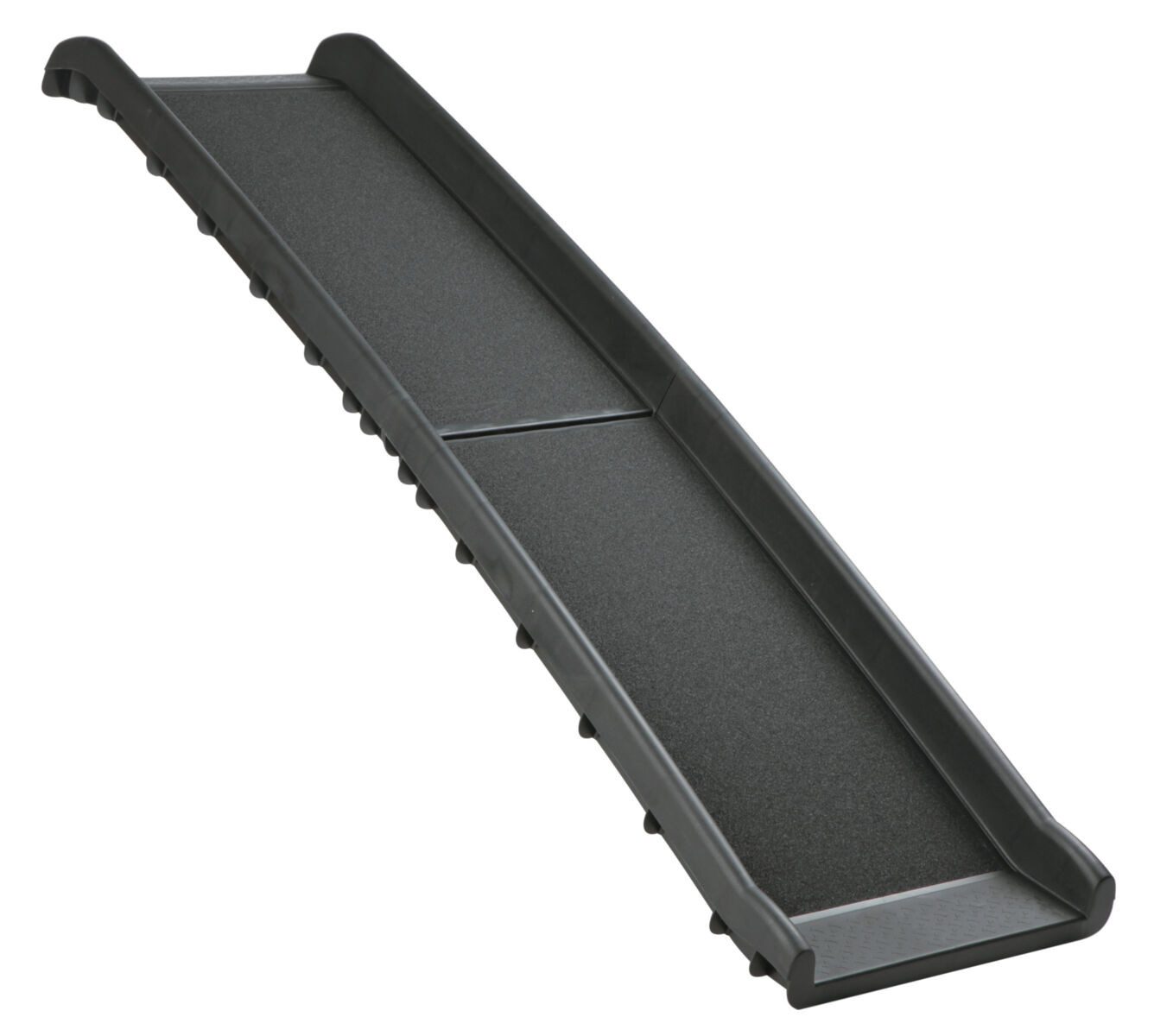 TRIXIE Hunderampe Klapp-Rampe, Kunststoff/Sandpapier - schwarz - 40 × 156 cm