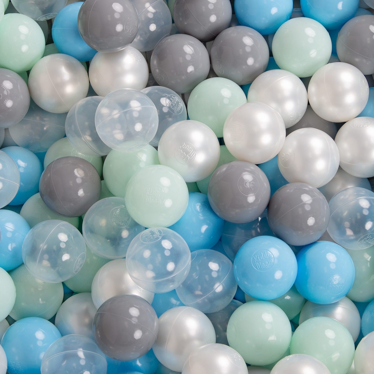 KiddyMoon Bällebad TR30D, (Bällepool mit bunten Bällen, 200-tlg)
