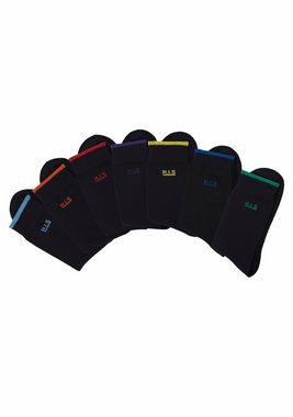 H.I.S Socken (Packung, 7-Paar) mit farbigen Bündchen