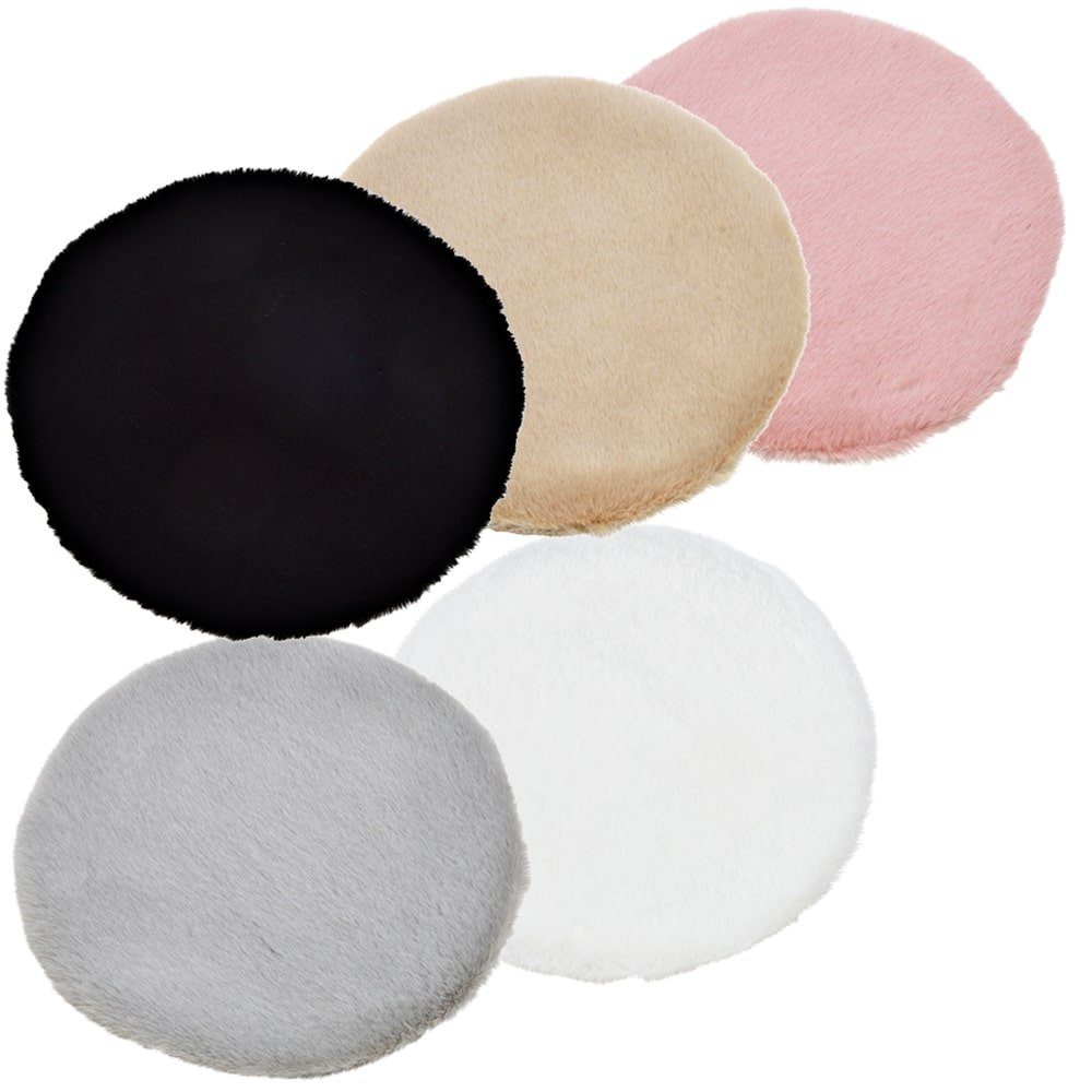 matches21 HOME & HOBBY Fellteppich Rundes kurzflor Deko-Fell Sitzkissen 34 günstig online kaufen