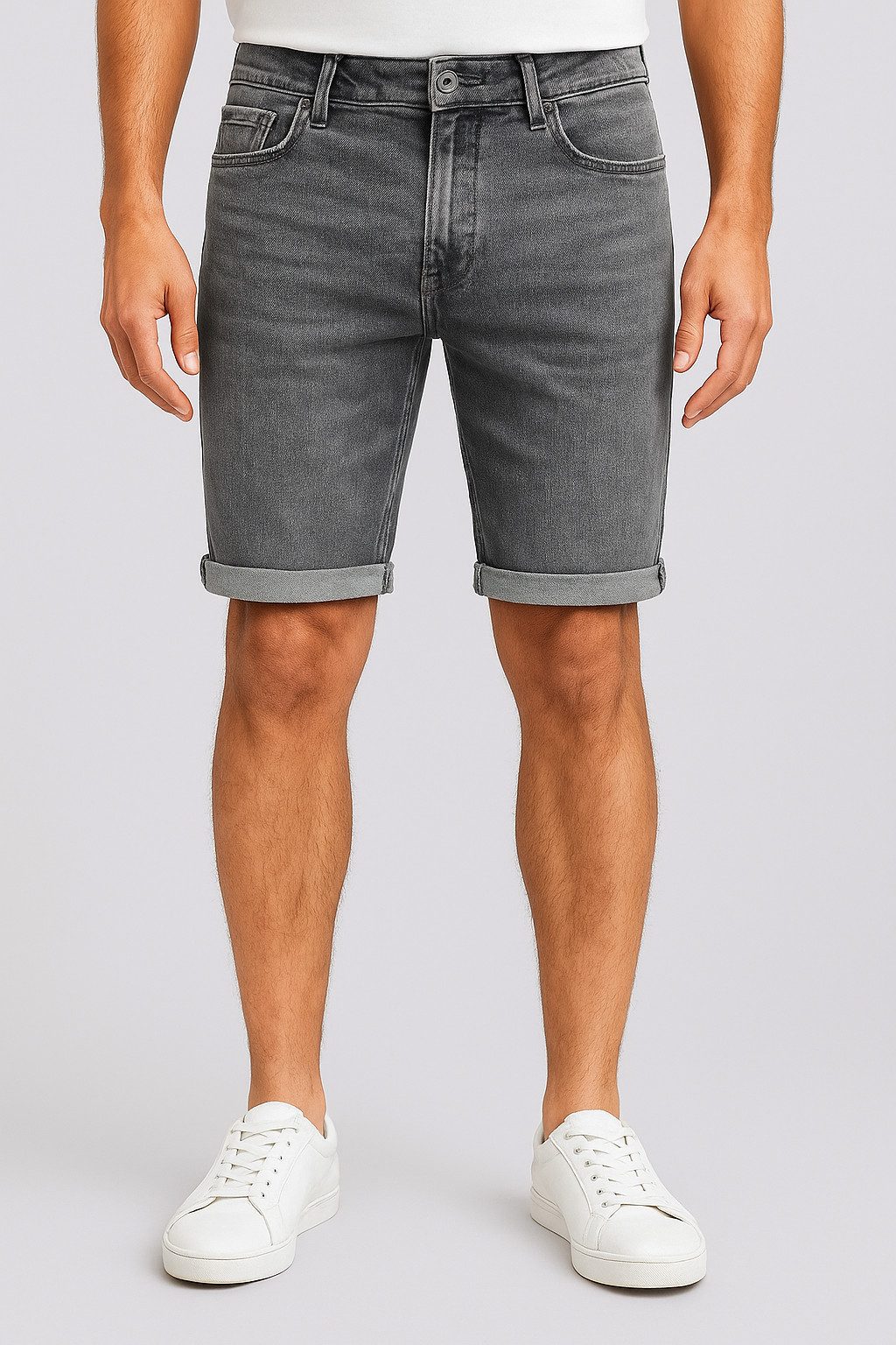 Smith & Solo Jeansshorts Herren, kurze Hosen Männer, Shorts 5-Pocket Style günstig online kaufen