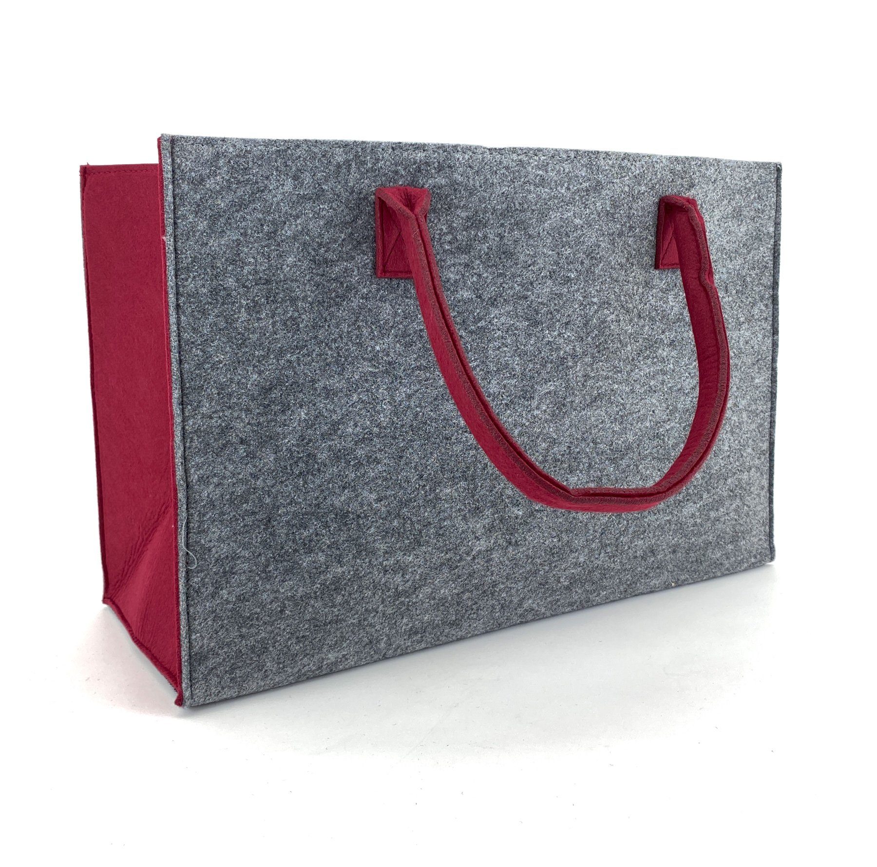heimtexland Einkaufsshopper Universal Filztasche Einkaufstasche Filz Shopper, 24 l, Henkel Tragetasche - strapazierfähig langlebig nachhaltig