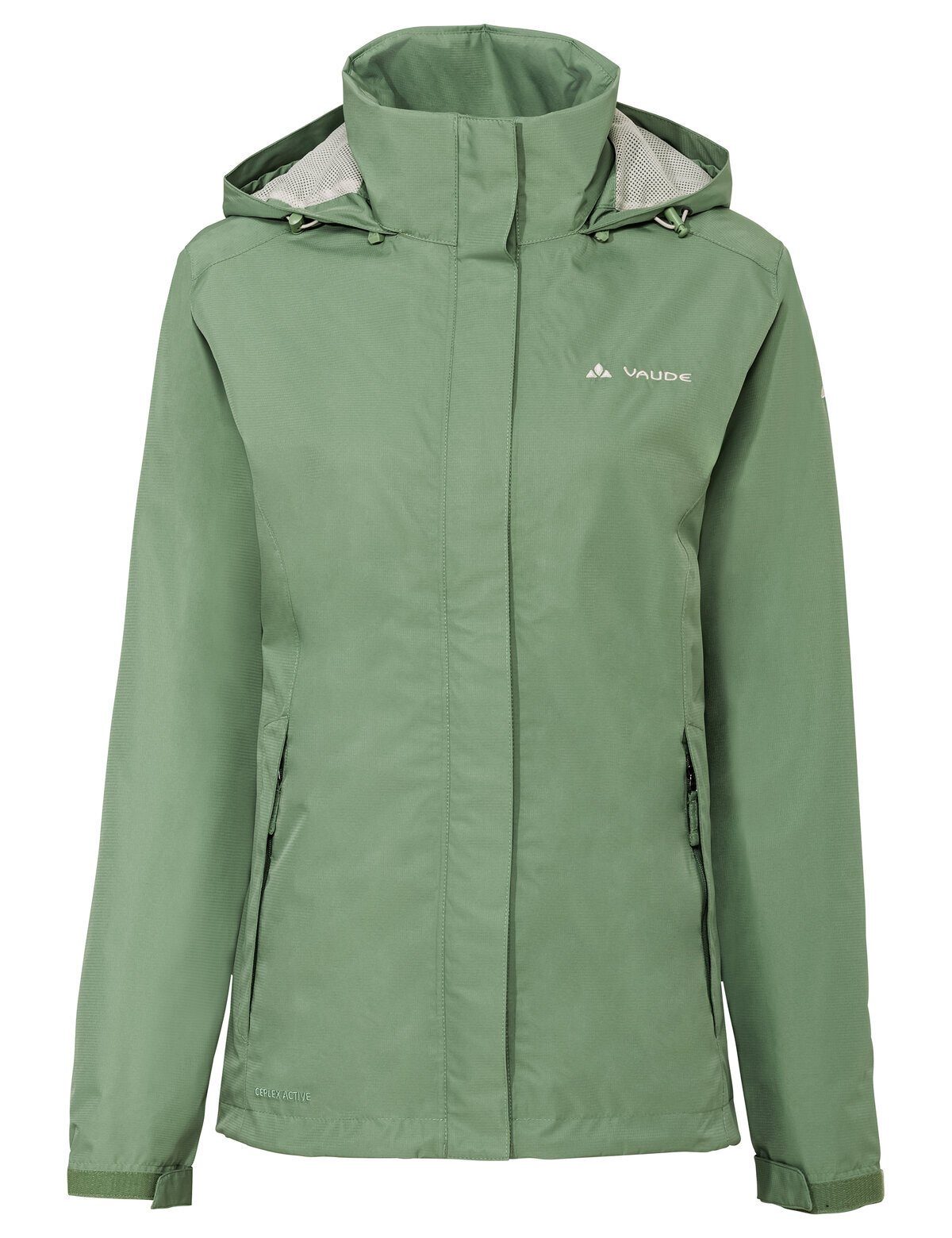 Light (1-St) kompensiert green Women's Jacket Klimaneutral VAUDE Outdoorjacke Escape willow