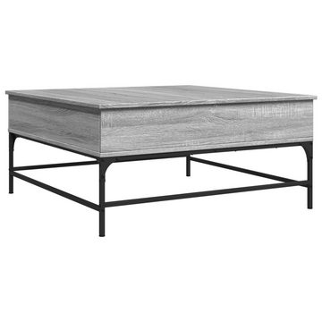 vidaXL Couchtisch Couchtisch Grau Sonoma 95x95x45 cm Holzwerkstoff und Metall (1-St)