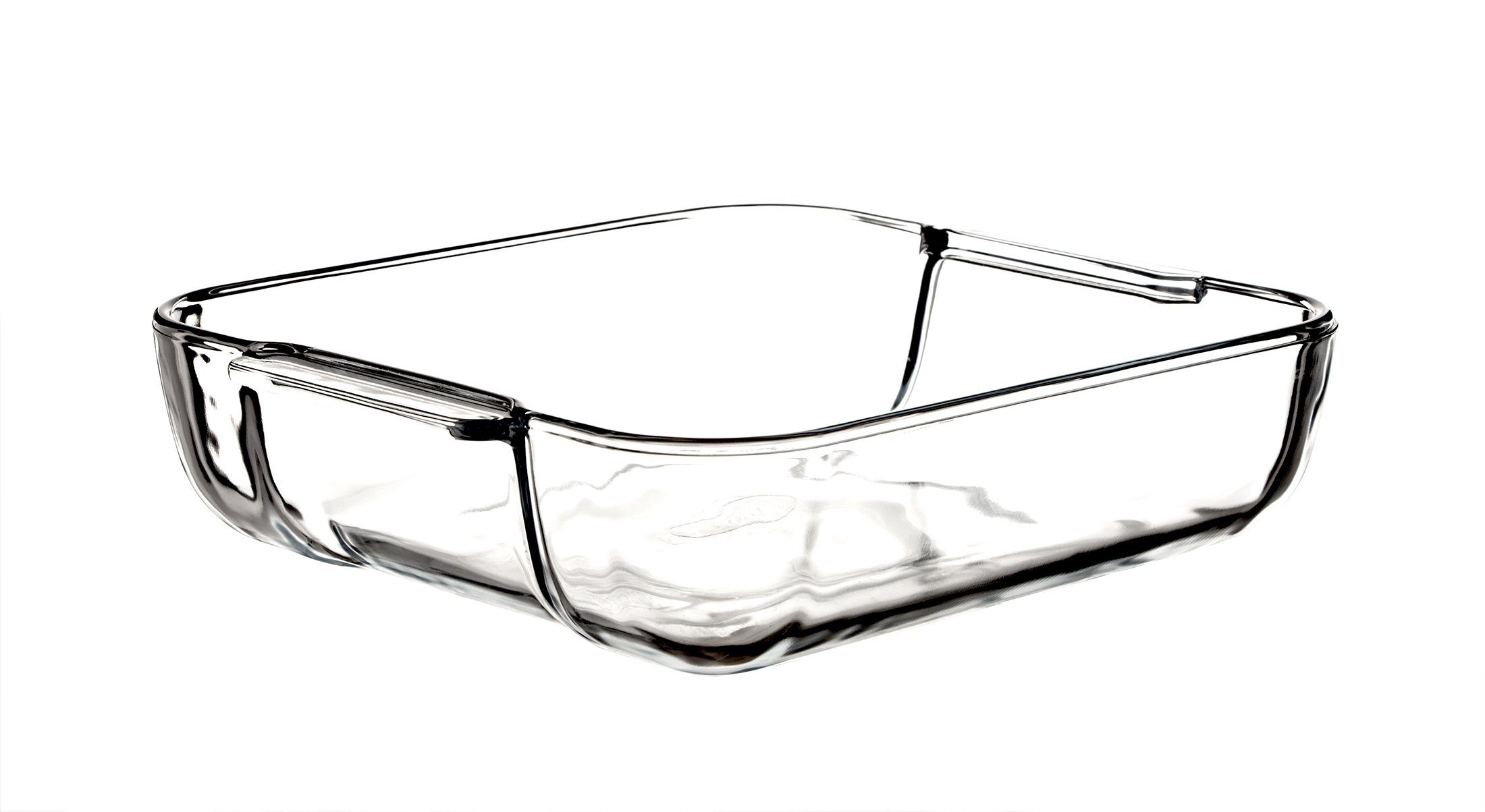 PYREX Auflaufform quadratisch 25x21 cm aus Borosilikatglas klein & eckig Backofen, Borosilikatglas