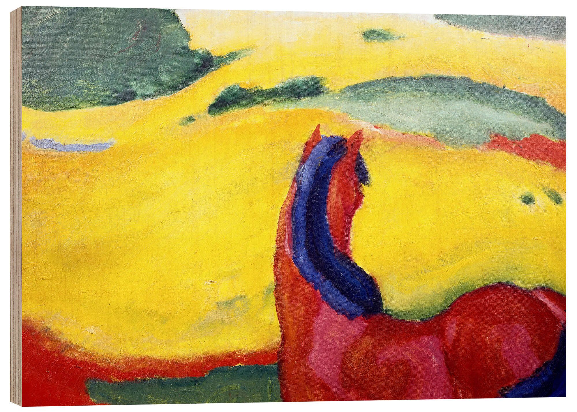 Holzbild Franz Marc