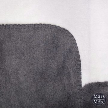 Wohndecke Mars&More Decke Dackel Double-Face 150cm x 191cm, Mars & More, Double-Face Motiv