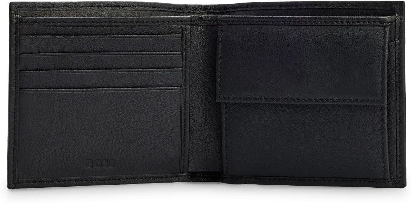 BOSS Geldbörse Big BB Herren Portemonnaie – Leder, Kartenfächer, Münzfach, kompakt, inkl. Geschenkbox – Bild 3 von 3