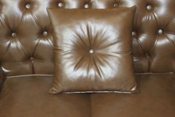 JVmoebel Chesterfield-Sofa Chesterfield Sofagarnitur 2 Sitzer Sofa Polstersofa Sofort