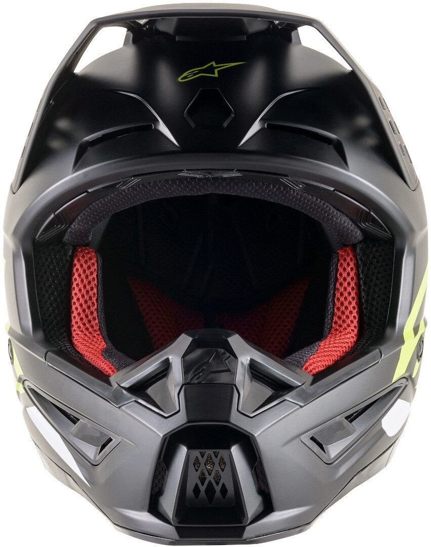 Alpinestars Motocrosshelm S-M5 Compass Motocross Helm, Notfallsystem-Polsterung (EQRS)