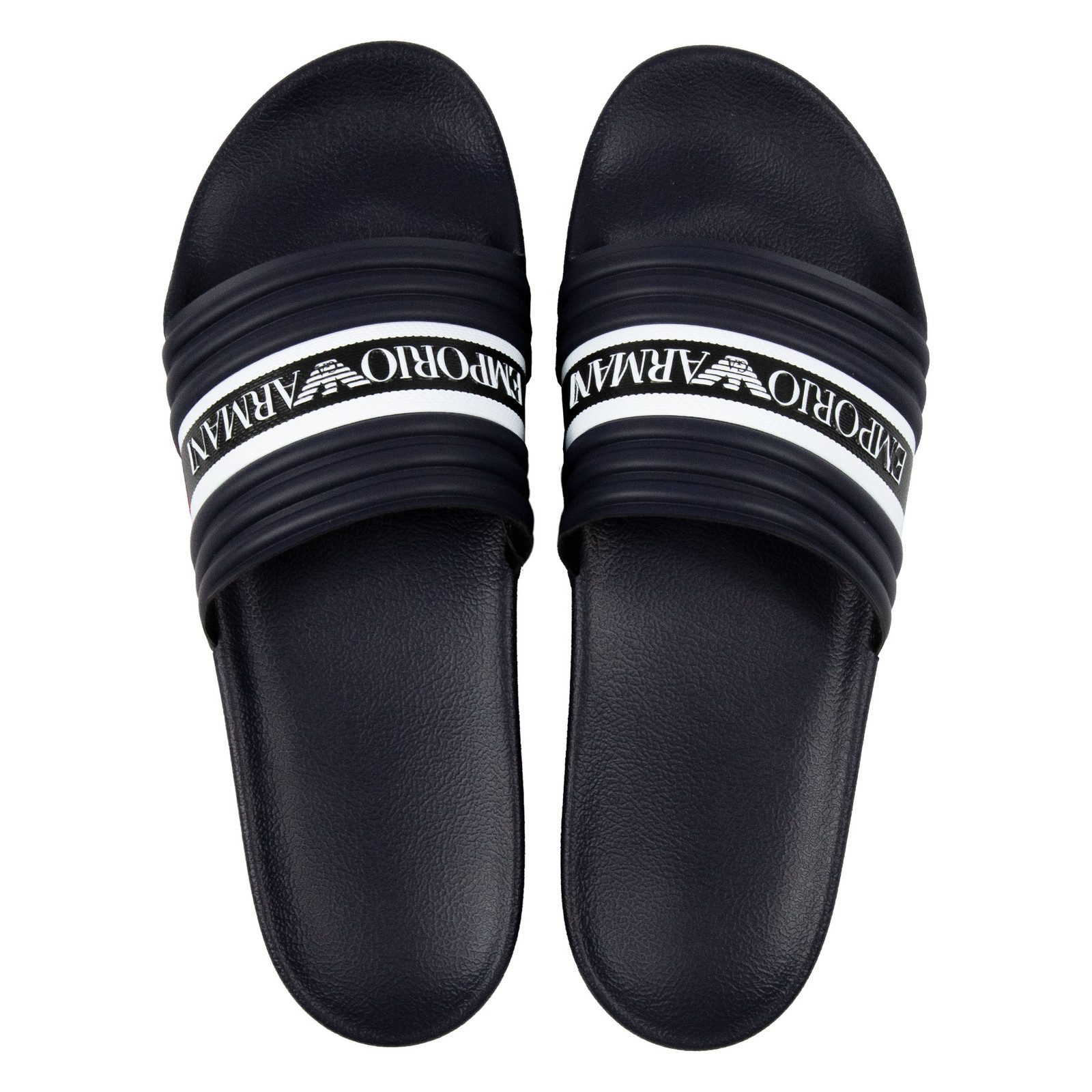 Emporio Armani Badeschuh Badepantolette mit Logoband günstig online kaufen