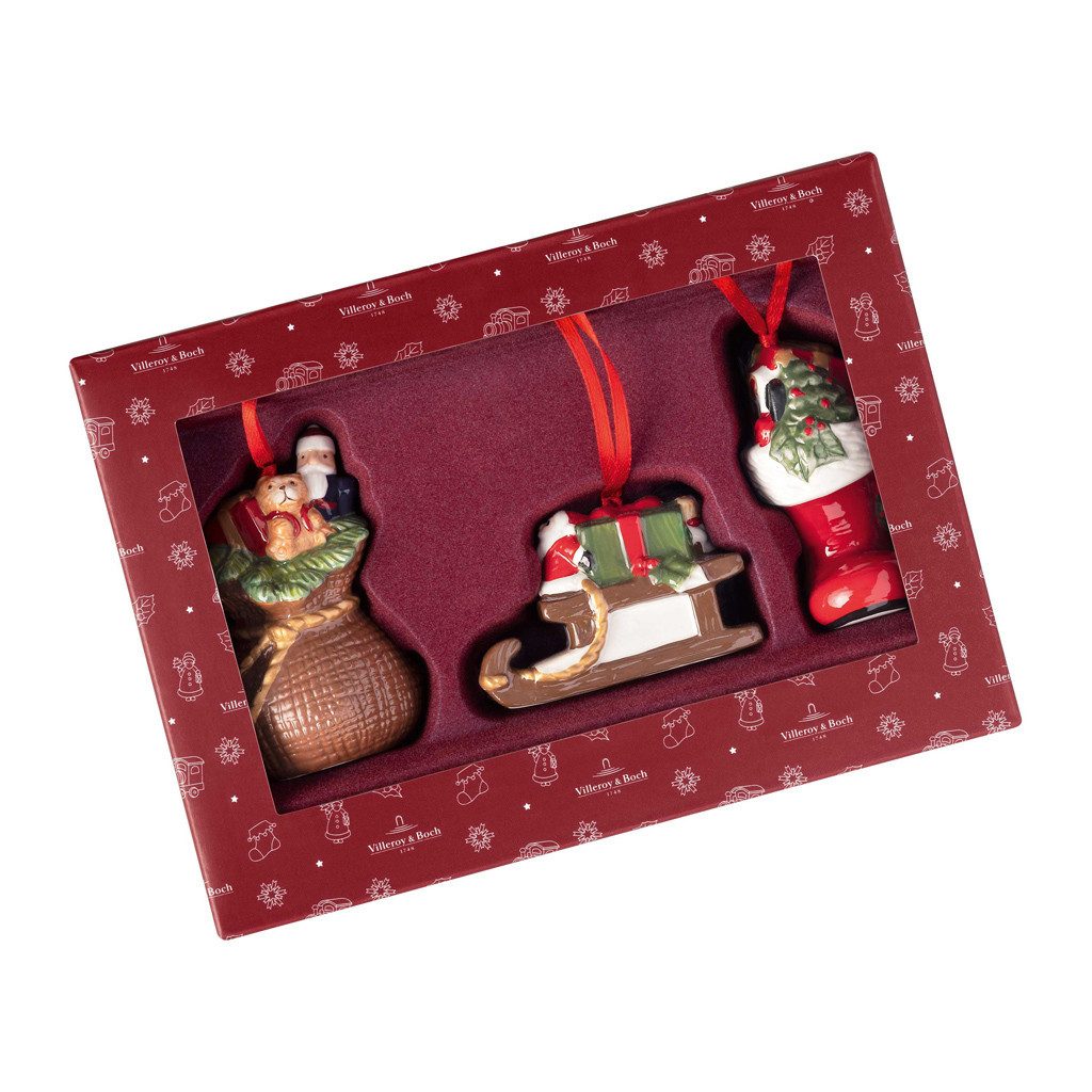 Villeroy & Boch Dekofigur Nostalgic Ornaments Ornamente Geschenke 3tlg. (Set, 3 St)